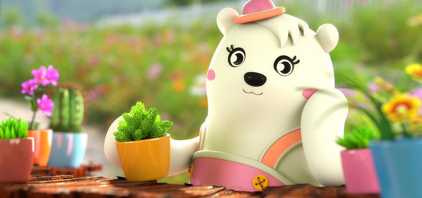 midea空調北極熊吉祥物設計－特寫2