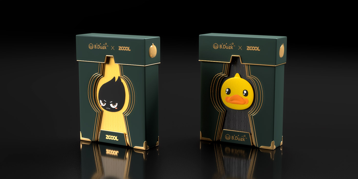 小黃鴨 &站酷IP形象聯名撲克牌設計7